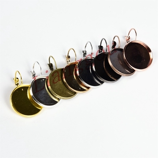 10pcs(ps 113) ถาดต่างหู cabochon setting 8-25 มม.