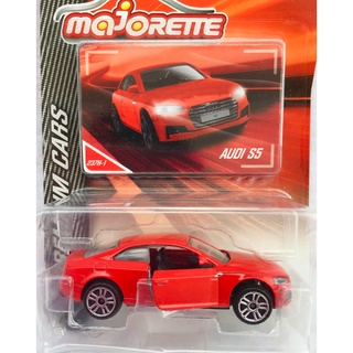 Majorette Audi S5 Coupe - Red Color /Wheels D5S /scale 1/64 (3 inches) Package with Card