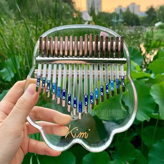 【READY】Kimi crystal thumb piano carimba มือใหม่เปียโนนิ้วหัวแม่มือ 17 นิ้ว kalimba เปียโ