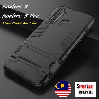 tpu เคสโทรศัพท์ตั้งได้ลาย ironman 5/realme 5 pro