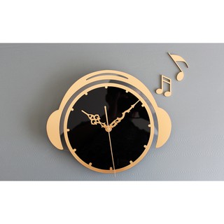 พร้อมส่ง นาฬิกาแต่งผนังมิวสิคแมนแบบเก๋ wallclock