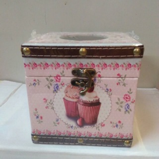 ที่ใส่ทิชชู่สไตล์วินเทจ แบบม้วน ลายcupcakes