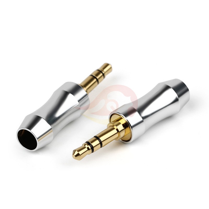 แจ๊ค 3.5มม. 3 ขั้ว ชุบทอง stereo plug gold plated