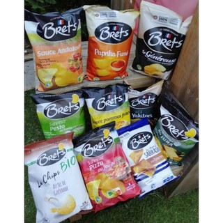 เบรทส์ มันฝรั่งทอดกรอบสัญชาติฝรั่งเศส Brets Potato Chips 125g.