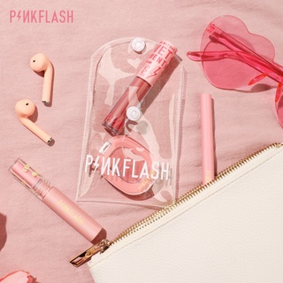 Pinkflash กระเป๋าเครื่องสําอางพีวีซีใสกันน้ํา 10 กรัม