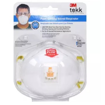 หน้ากากกรองอากาศมีวาล์ว 3M N95 (8511)