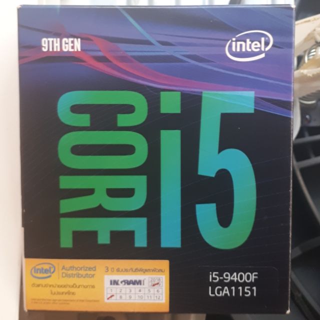 CPU (ซีพียู) INTEL 1151 CORE I5-9400F 2.90 GHz ประกัน jib 2 ปี 6 เดือน