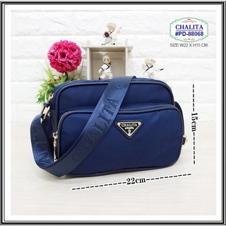 กระเป๋าสะพาย สายยาว รุ่น PD-88068 ยี่ห้อ CHALITA #มีเก็บปลาย…