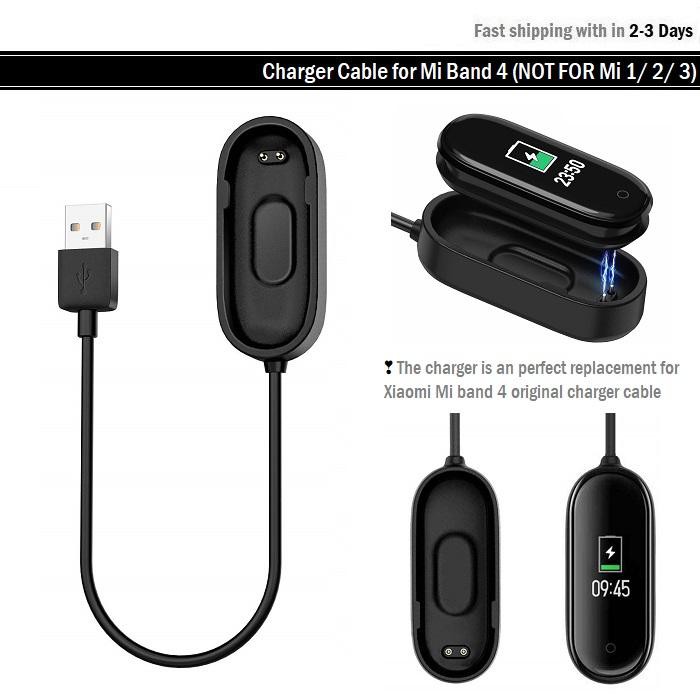 สายชาร์ท สายชาร์จ สำหรับ Smartwatch Xiao Mi Band 4 - Replacement USB Charger Cable for XiaoMi Band 4