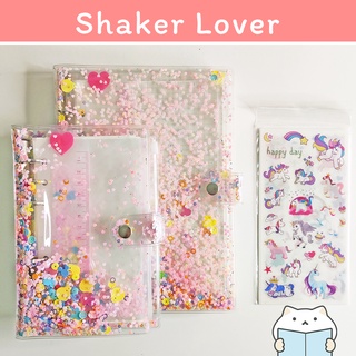 [เซ็ต] แพลนเนอร์ Shaker Lover ❤️ Clear Planner Set Diary สมุดแพลนเนอร์ สมุดโน๊ต ไดอารี่ แฟ้ม A5/A6 mimisplan