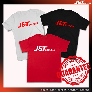 ราคาเสื้อยืด J&T Express คอกลม เนื้อผ้าคอตตอน💯