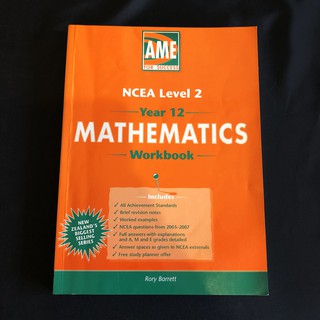 หนังสือ AME Year 12 Mathematics Workbook NCEA Level 2 มือสอง สภาพดี ราคาถูก