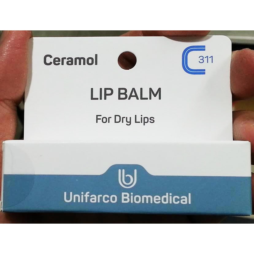 Ceramol lip balm for dry lips 311 ขนาด 4.5 g  ลิป ทาสำหรับคนแพ้ง่าย