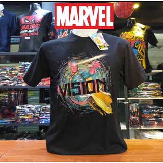 เสื้อยืดMarvel_ลิขสิทธิ์แท้ลายVusionสีดำ(mvx-111)