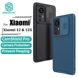 Nillkin CamShield Pro เคสโทรศัพท์มือถือ TPU PC กันกระแทก ปิดด้านหลังกล้อง หรูหรา สําหรับ Xiaomi 12 12X 12S