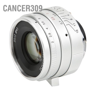 Cancer309 7artisans 35mm f 2.0 Large Aperture Manual Focus Full Frame Lens for Leica M Mount M6 M7 M8 M9 M9P M240