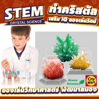 ของเล่นชุดทำคริสตัล 🧪stem crystal science🧬 ของเล่นวิทย์ ของเล่นพัฒนาสมองและ IQ ของเล่นเด็ก เหมาสำหรับเด็กอายุ 6+