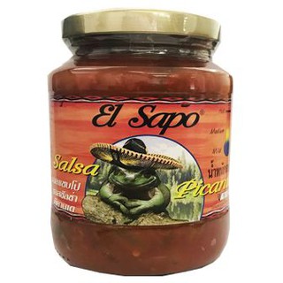 💥(แพ็ค2)💥เอลซาโปปิกันเตซัลซ่า 350 กรัม/El Sapo Picante Salsa 350g