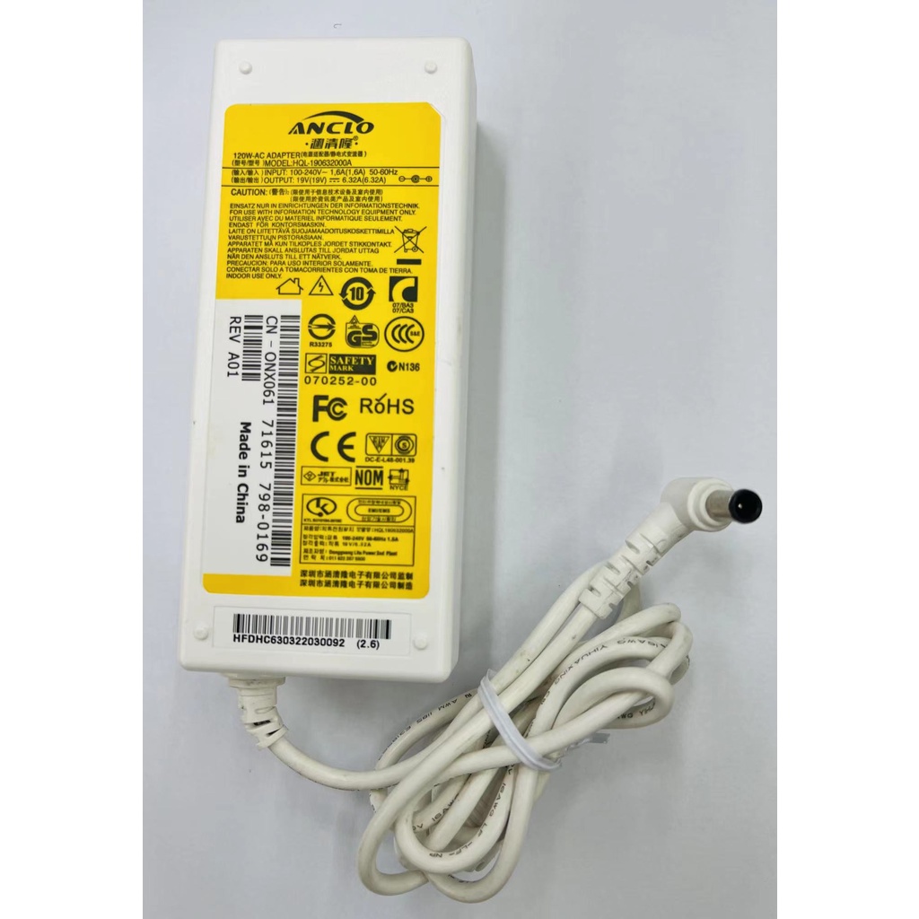OEM อะแดปเตอร์ Sony 19.5V6.32A (6.5x4.4mm)