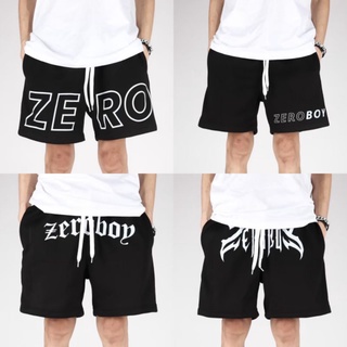 ZEROBOY-กางเกงขาสั้นผ้าสำลีสกีนสุดเท่ มีให้เลือกหลายลาย พร้อมส่ง