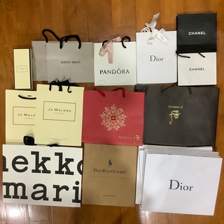 ถุงchanel, dior, pandora, Jo malone, poloralph, history of whoo, ถุงกระดาษแบรนเนมด์, ถุงmarimekko, ถุงชาแนล, ถุงดิออร์