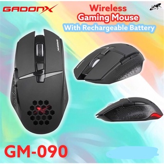 GADONX Gaming Mouse GM-090 เม้าส์ไร้สาย สำหรับเล่นเกมส์ ชาร์จแบตได้