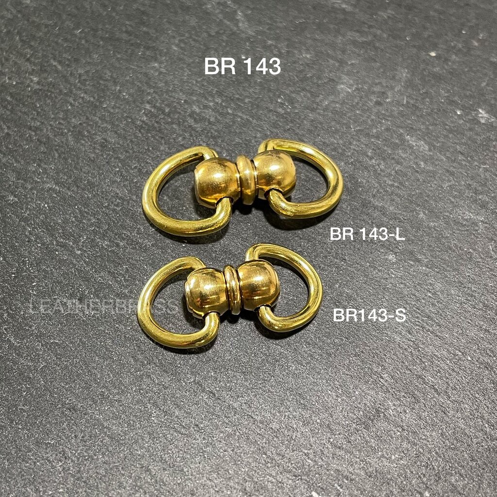 ฺBR153 ตะขอทองเหลือง อะไหล่ทองเหลืองแท้ อุปกรณ์งานหนัง leatherbrass**ราคาต่อชิ้น**