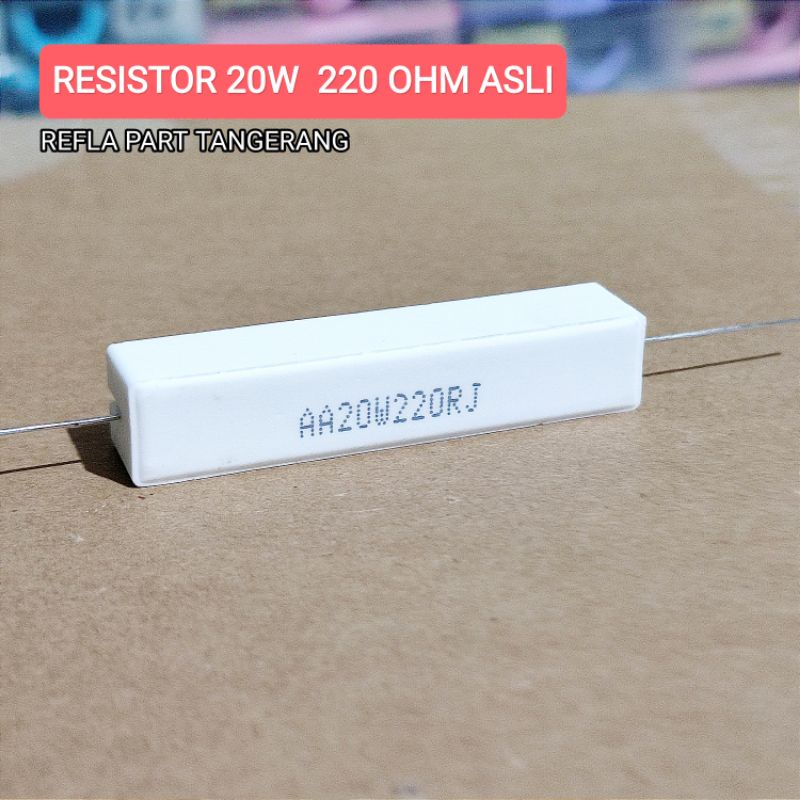 1 ชิ้น 20W 20WATT 220 OHM 220ohm ROHS ต้นฉบับ