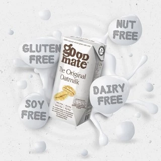 Goodmate The Original Oat Milk กู๊ดเมท นมโอ๊ต สูตรออริจินอล ขนาด 180 มล. (1 ลัง : 36 กล่อง)