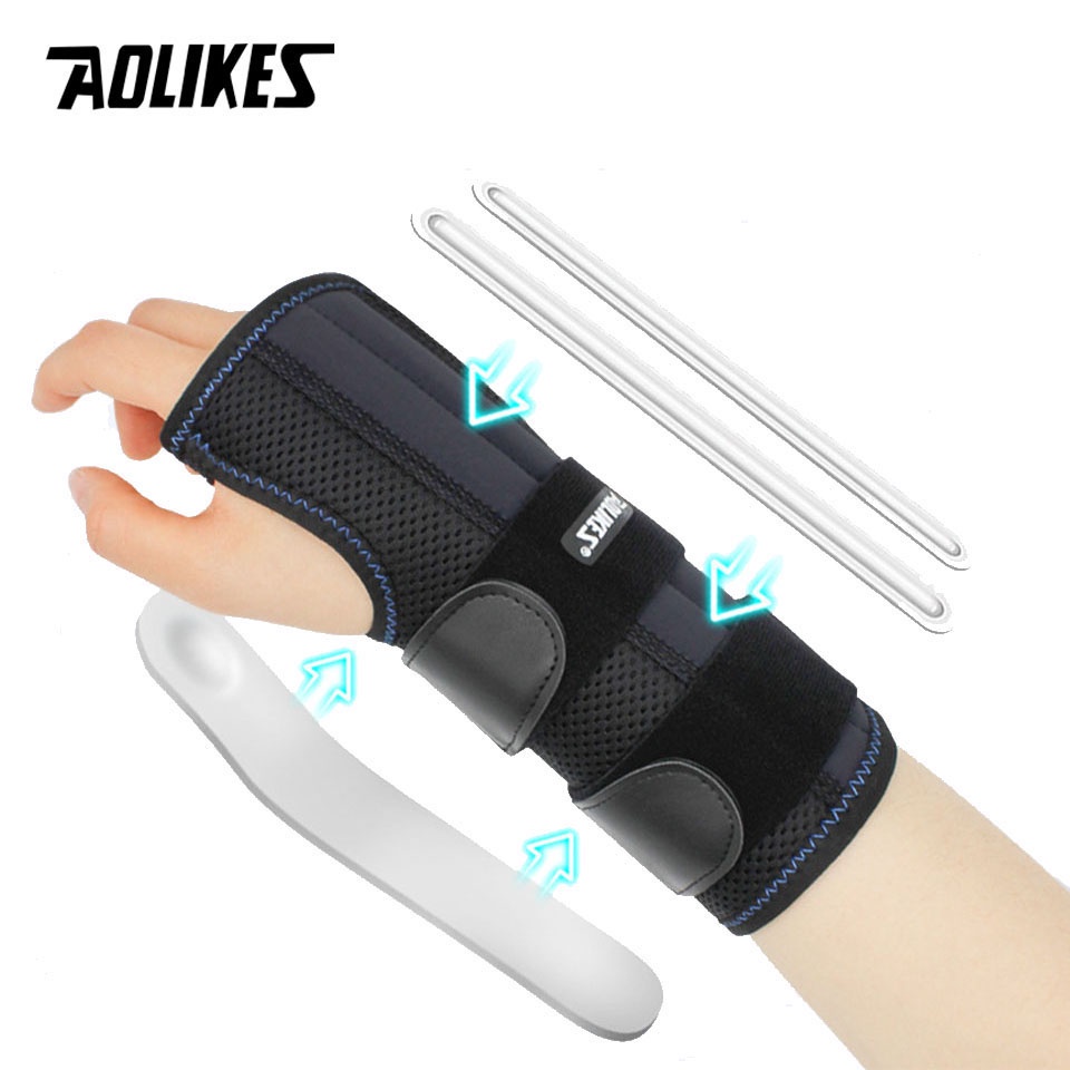 Aolikes เฝือกรั้งข้อมือ ปรับได้ 3 ทาง บรรเทาอาการปวดเมื่อย 1 ชิ้น