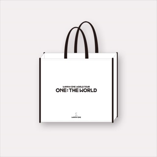 Tote bag Wanna One กระเป๋า ถุงผ้าขนาดใหญ่ สีขาว ของแท้ [WANNA ONE World Tour - ONE THE WORLD OFFICIAL GOODS]