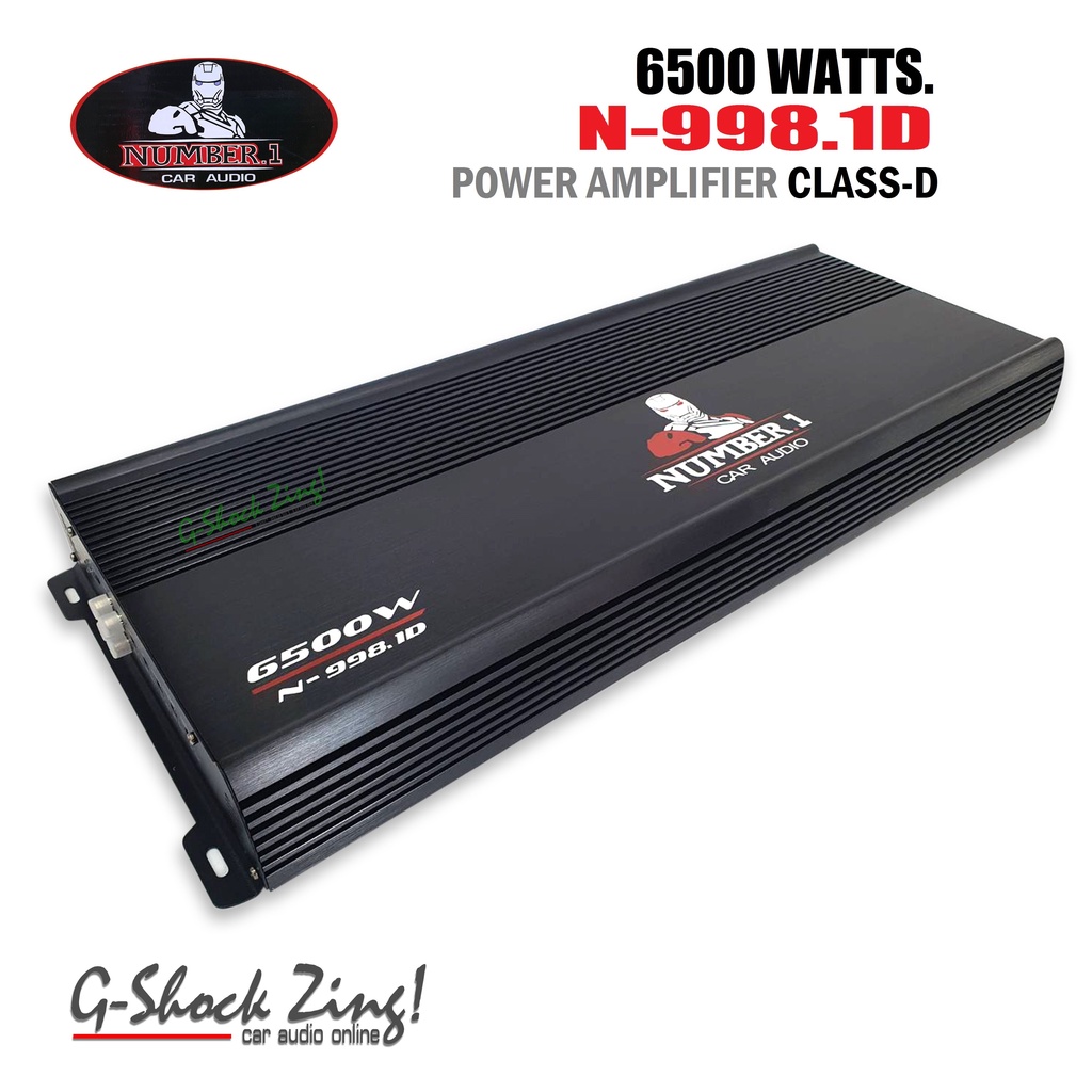 NUMBER1 Power Amplifier เครื่องเสียงรถยนต์ เพาเวอร์แอมป์ พาวเวอร์แอมป์ คลาสดี Class-D สำหรับขับซับวูฟเฟอร์