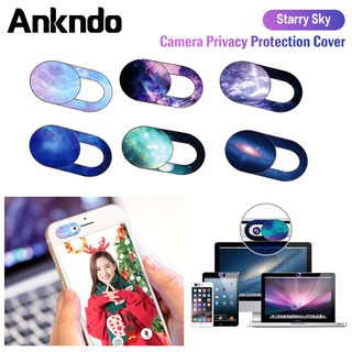 Ankndo Starry Sky ฝาครอบกล้องเว็บแคมชัตเตอร์ป้องกันความเป็นส่วนตัวสําหรับโทรศัพท์มือถือแล็ปท็อป