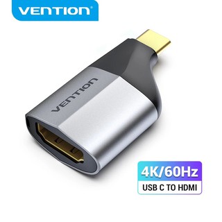 Vention USB C to HDMI Adapter 4K 60Hz, Type C Thunderbolt 3 Male USB-C to HDMI 2.0 Female Adapter