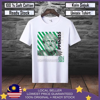 เสื้อยืด ผ้าฝ้าย 100% พิมพ์ลาย ARISTOTELES Viral Lelaki สําหรับผู้ชาย