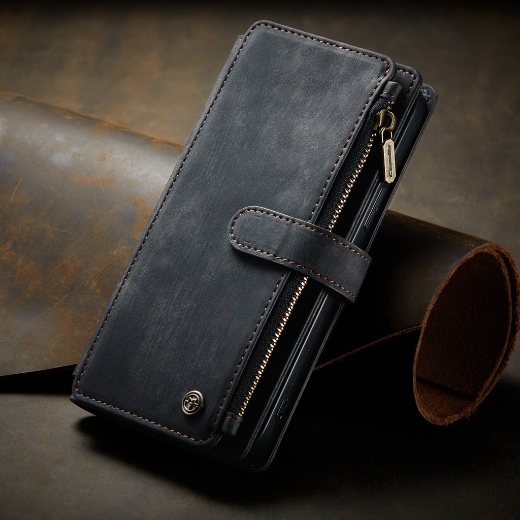 Samsung S22 S22Plus S22+ Caseme C30 Card Slot Cover Leather Wallet Case