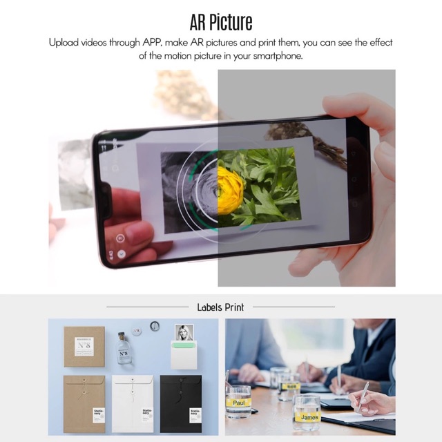 Peripage A8 Printer+Power Bank แท้ % ประกัน ราคา ถูกที่สุด ดีลบีเคเค แกลเลอรีภาพที่ 3