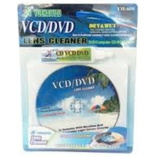 แผ่นทำความสะอาดหัวอ่าน VCD / DVD Lens Cleaner 1 ชุด