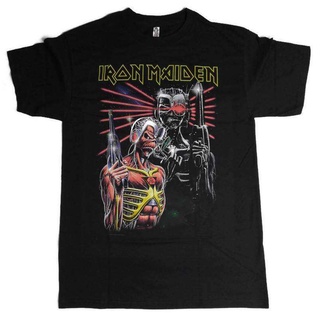 เสื้อยืดคอกลมเสื้อวง IRON MAIDEN ลิขสิทธิ์แท้ ปี2018 คอกลม เสื้อS-4XL