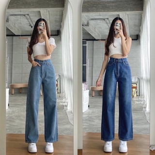 SISSY JEANS กางเกงยีนส์ทรงกระบอก กางเกงขายาวรุ่นเบสิค