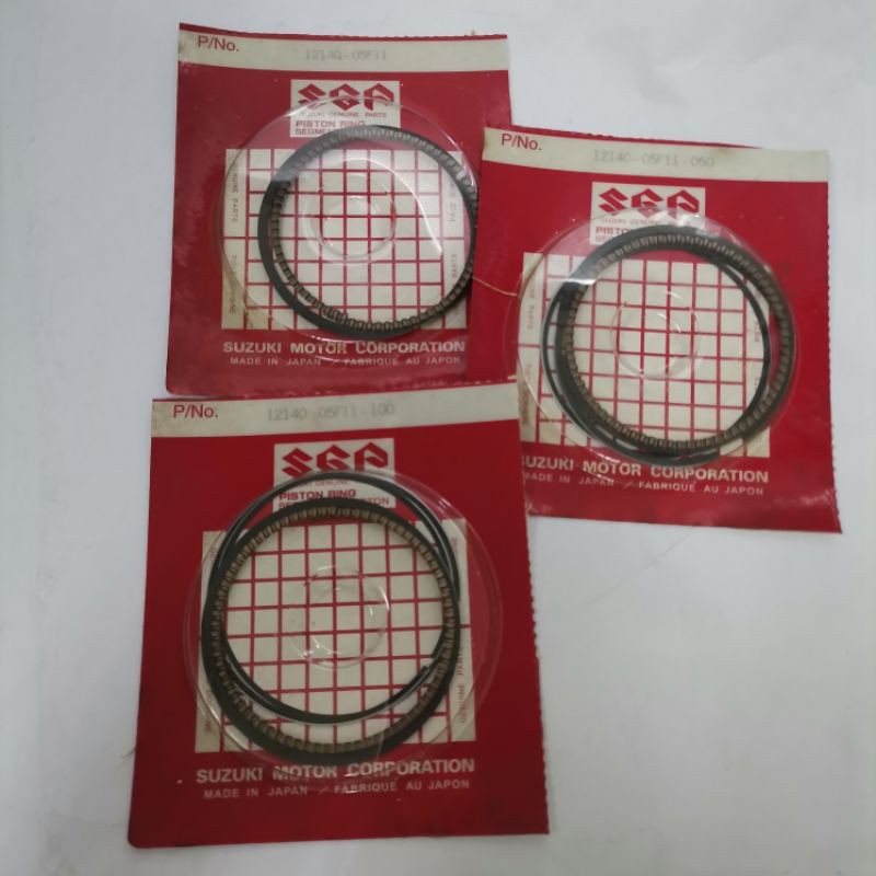 SUZUKI FXR150 FXR 150 PISTON RING STD / 0.50 / 1.00 (12140-05F11)