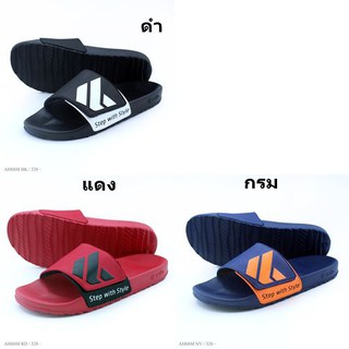 Kito รองเท้าแตะ SANDAL รุ่น AH68M สี ดำ แดง กรม