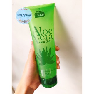 เจลว่านหางทาผิว บ้านนา แพคเกจใหม่ 250 กรัม BANNA Aloe Vera Skin Gel 250g. เนื้อเจลใส