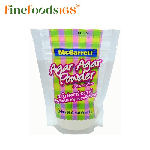 แม็กกาแรต ผงวุ้น อะการ์-อะการ์ 50 กรัม McGarrett Agar Agar Powder 50 g.