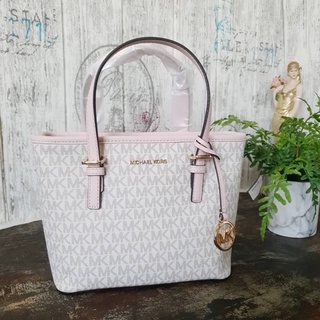 Michael Kors Jet Set Small XS Carryall Convertible Tote Handbag Purse Saffiano Leather สวยรุ่นใหม่นานๆมาที