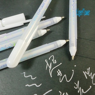 (TF) ปากกาหมึกเจล สีขาว ขนาด 0.8 มม. เหมาะกับเป็นของขวัญ สําหรับสํานักงาน โรงเรียน