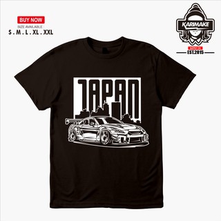 เสื้อยืดผ้าฝ้ายพิมพ์ลายแฟชั่น เสื้อยืด พิมพ์ลายรถยนต์ Nissan SKYLINE R35 JDM