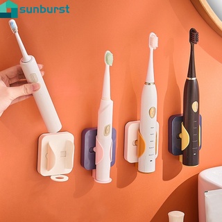 [Featured] Bathroom Wall Hanging Self Adhesive Gravity Sensor Electric Toothbrush Holder / Space Saving Storage Drain Rack