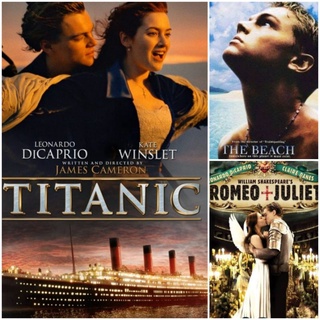 [DVD FullHD] หนังดังผลงาน #ลีโอนาร์โด ดิแคพรีโอ ☆Titanic☆The Beach☆Romeo+Juliet  3 เรื่อง-3แผ่น #หนังฝรั่ง #แพ็คสุดคุ้ม