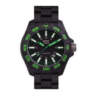 WISE I-FORCE T100 Green carbon นาฬิกาข้อมือชาย